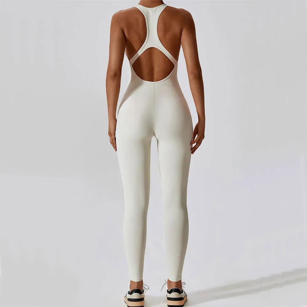 Combinaison de Yoga, salopette de sport, Fitness, ensemble de vêtements de gymnastique, vêtements d'entraînement Pilates pour femmes, tenue push-up, vêtements de sport