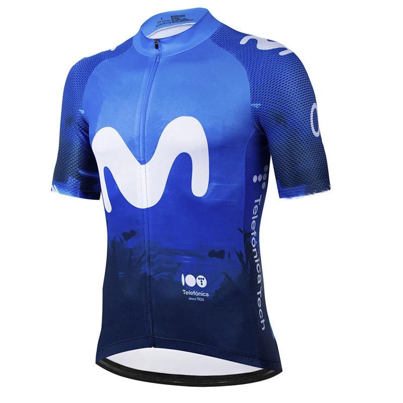 Movistar – maillot de cyclisme pour équipe Pro