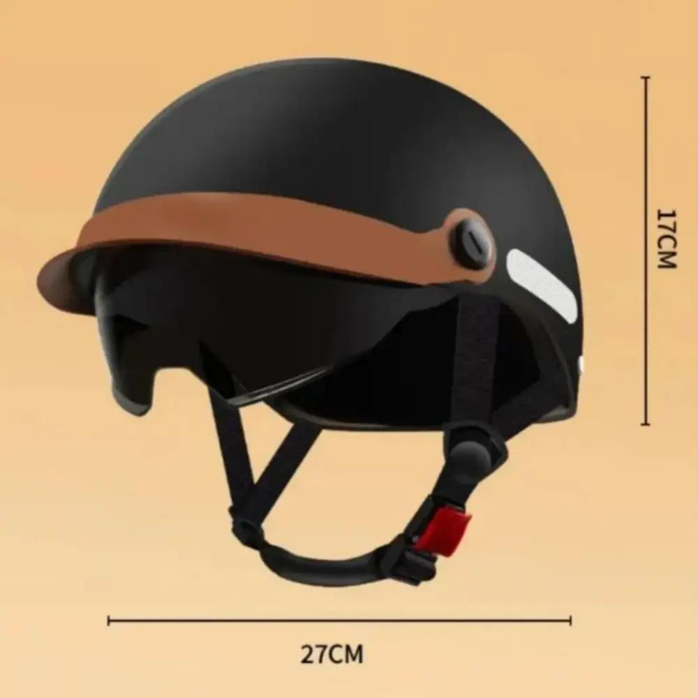 Casque de vélo électrique ultra léger, anti-chute, respirant, protection solaire, demi-casque de moto, vélo électrique