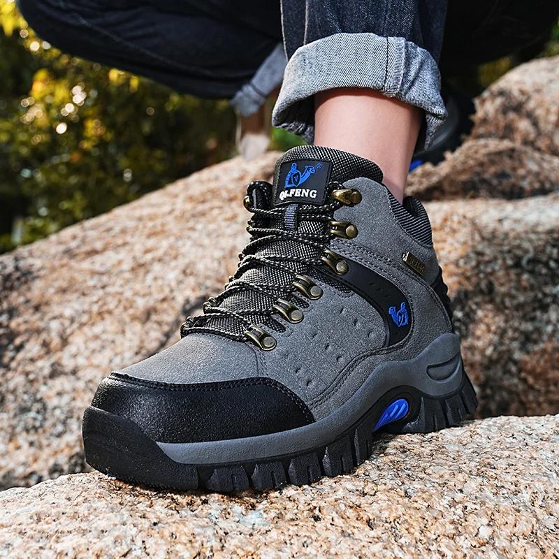 Chaussures de randonnée unisexe grande taille 2025 - Bottes trekking montagne désert