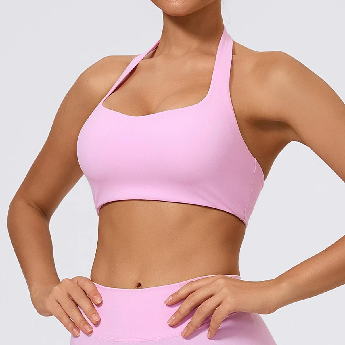 Hearuisavy Soutien-gorge de sport respirant pour femme