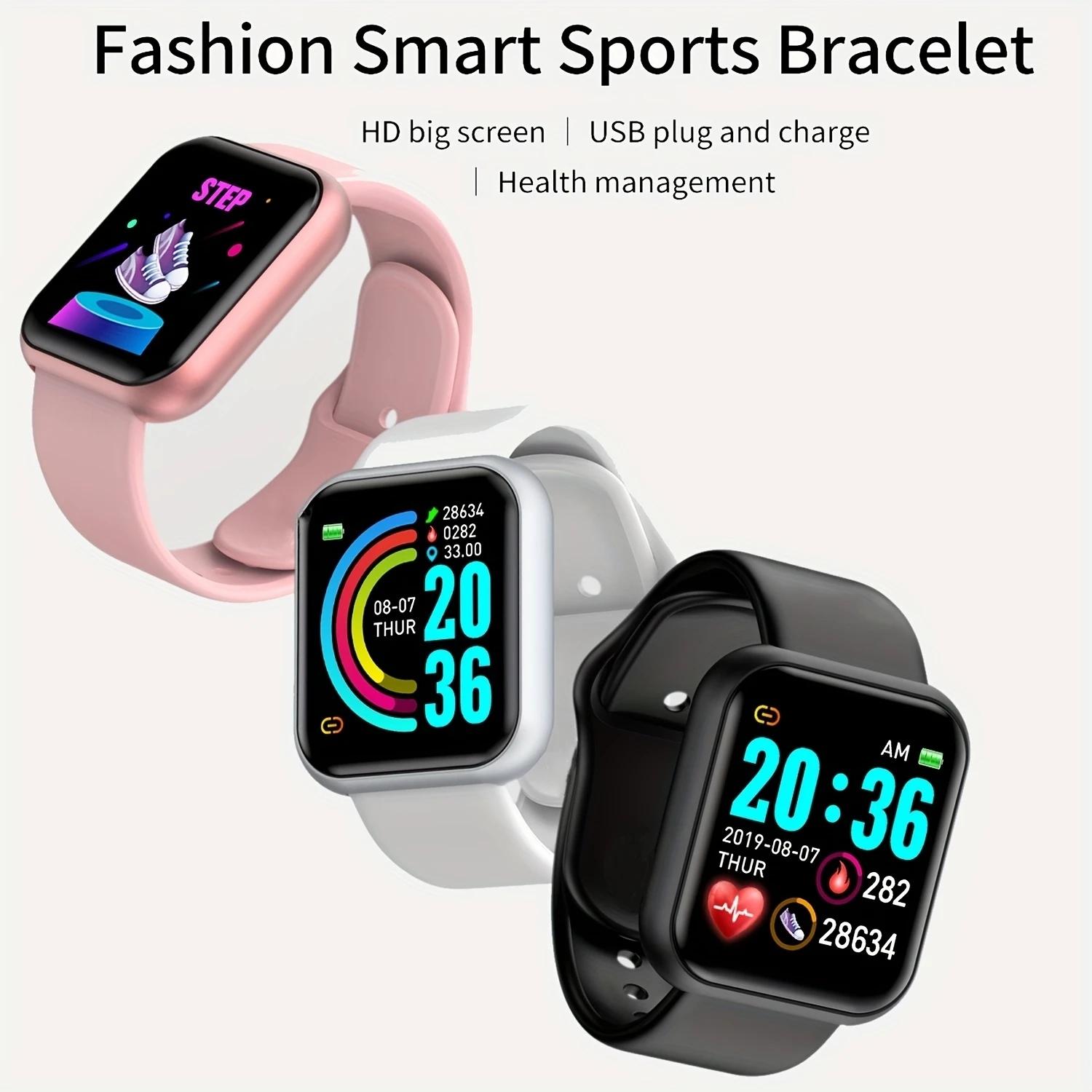 Montre intelligente Bluetooth pour hommes et femmes
