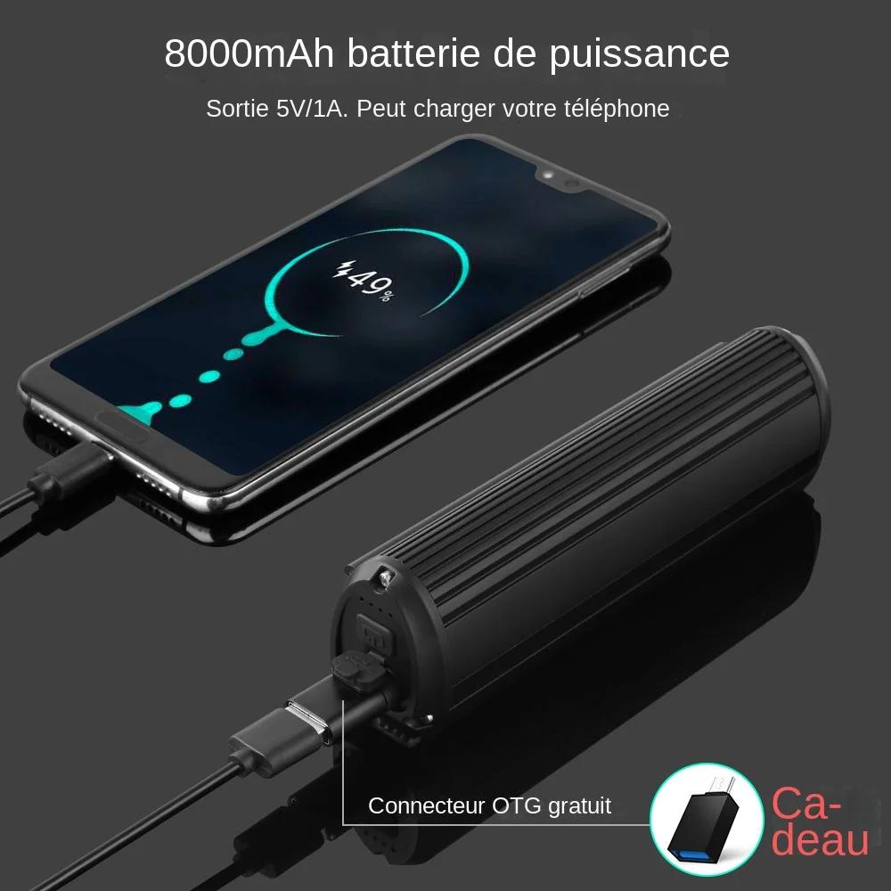 NEWBOLER vélo lumière avant 6000 Lumen