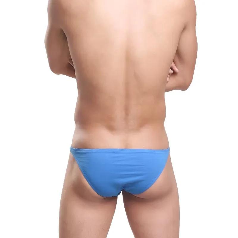 Sous-vêtements pour hommes slips Shorts homme solide coton culotte