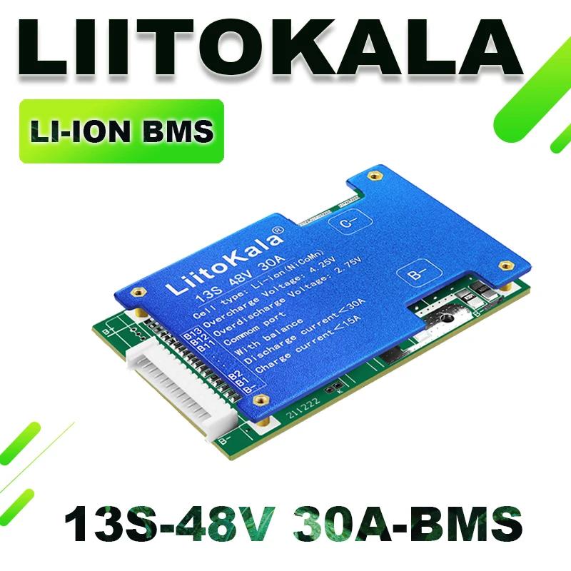 Batterie de vélo électrique Liitokala 10S 13S 16S 20S 30A BMS, batterie au lithium BMS pour vélo électrique 8Ah 12Ah, batterie Li-ion