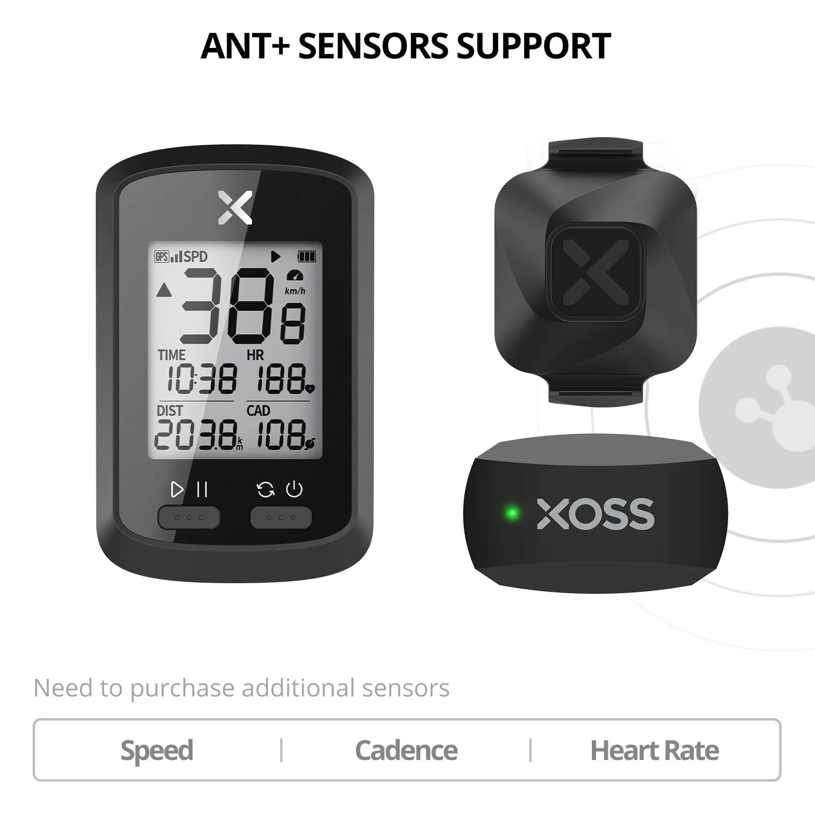 XOSS G/G Plus GPS ordinateur de vélo sans fil étanche compteur de vitesse de cyclisme ANT +