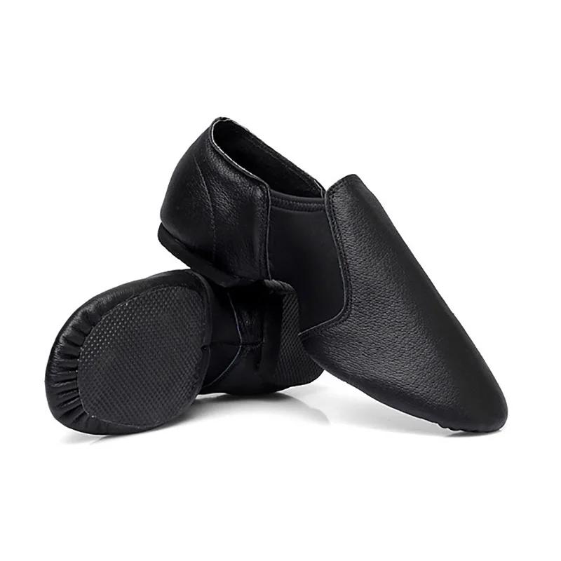 Chaussures de danse jazz en cuir véritable pour adultes