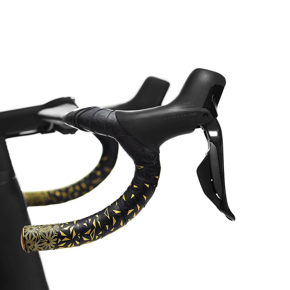 Ruban de barre de vélo de route Super collant Kush Star Fade bande