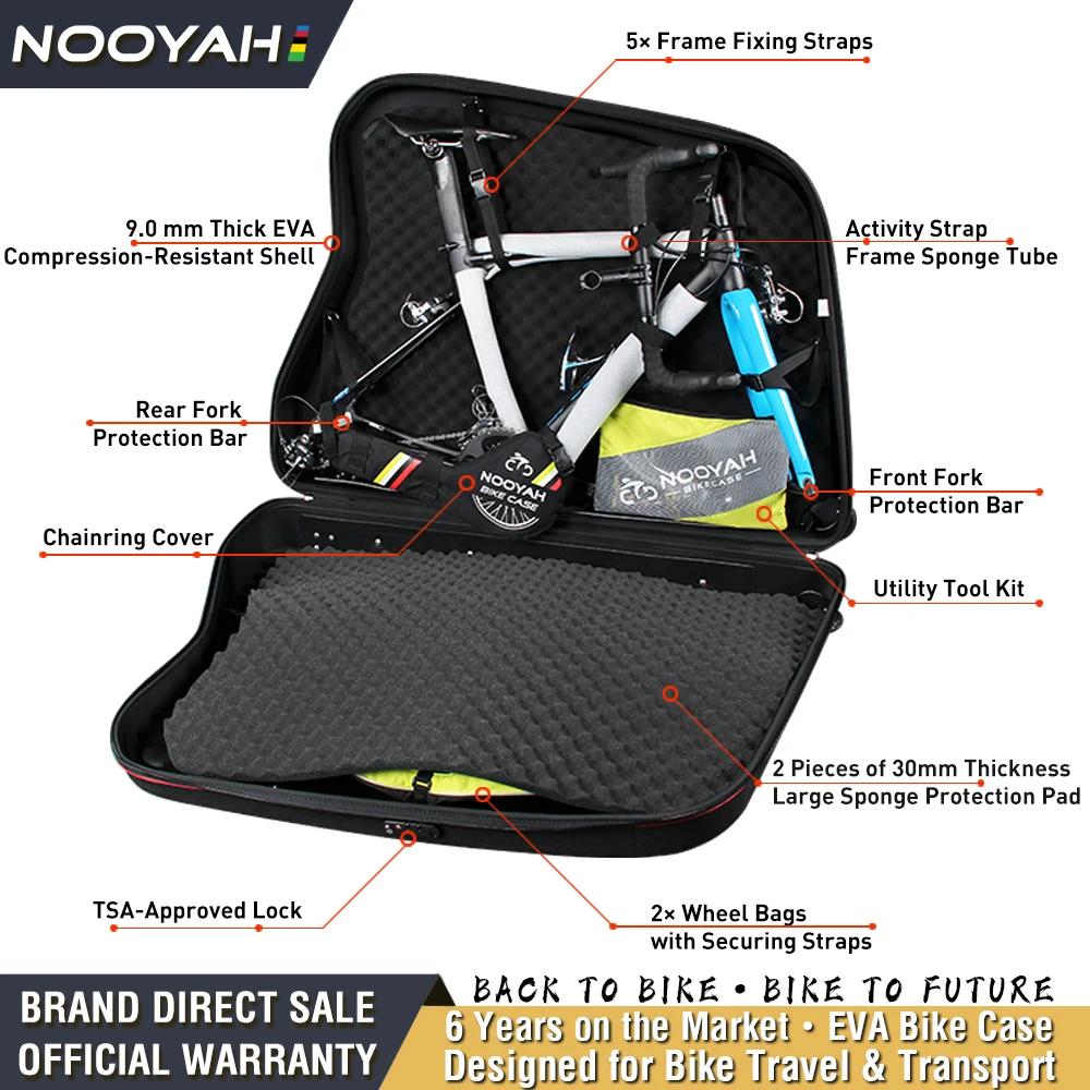 NOOYAH Étui de Voyage pour Vélo EVA Sac