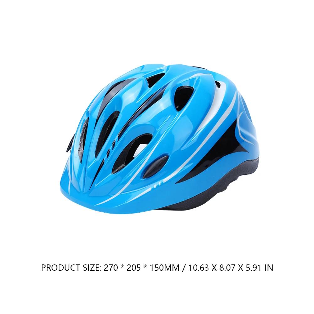 Casque de vélo respirant pour enfants, casques de vélo de route VTT pour enfants, protection sûre, équipement de sauna avec genouillères pour sports de plein air, pièce de sauna