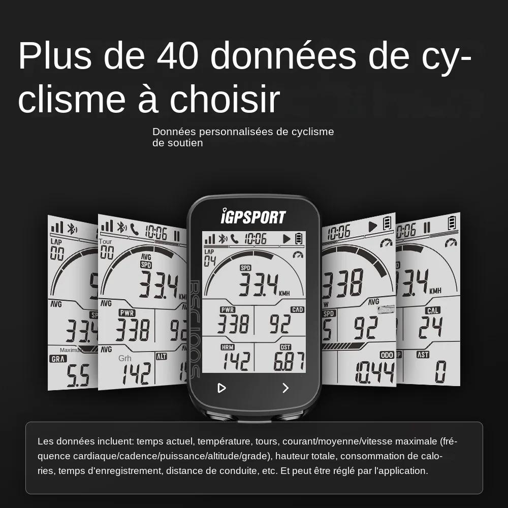 IGPSPORT BSC100S ANT + GPS odomètre vélo ordinateur équitation compteur de vitesse sans fil Support Powermeter 2.6 pouce