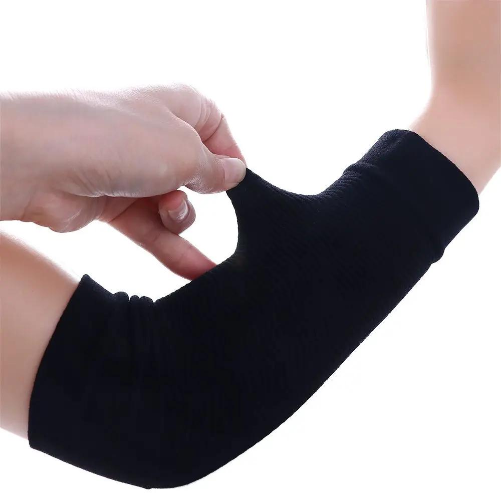 Manchons de massage élastiques de couleurs unies, enveloppes de bras amincissantes, manchons de bras de Compression, Support de chaussette de coude, améliore le manchon façonnant