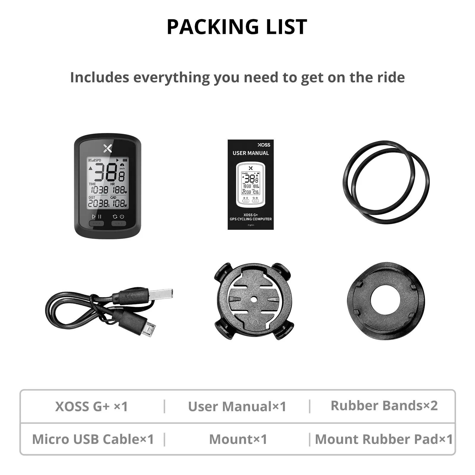 Ordinateur de vélo G + GPS