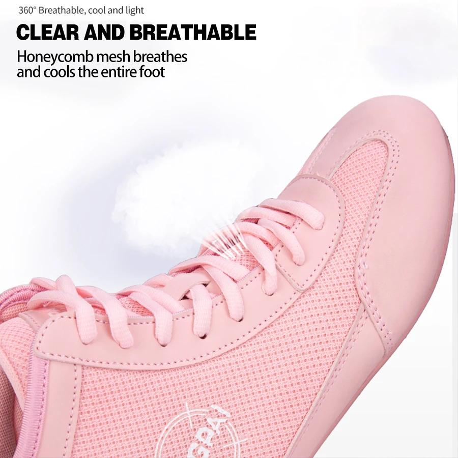 Chaussures de boxe montantes homme enfants - Entraînement combat Sanda fitness arts martiaux