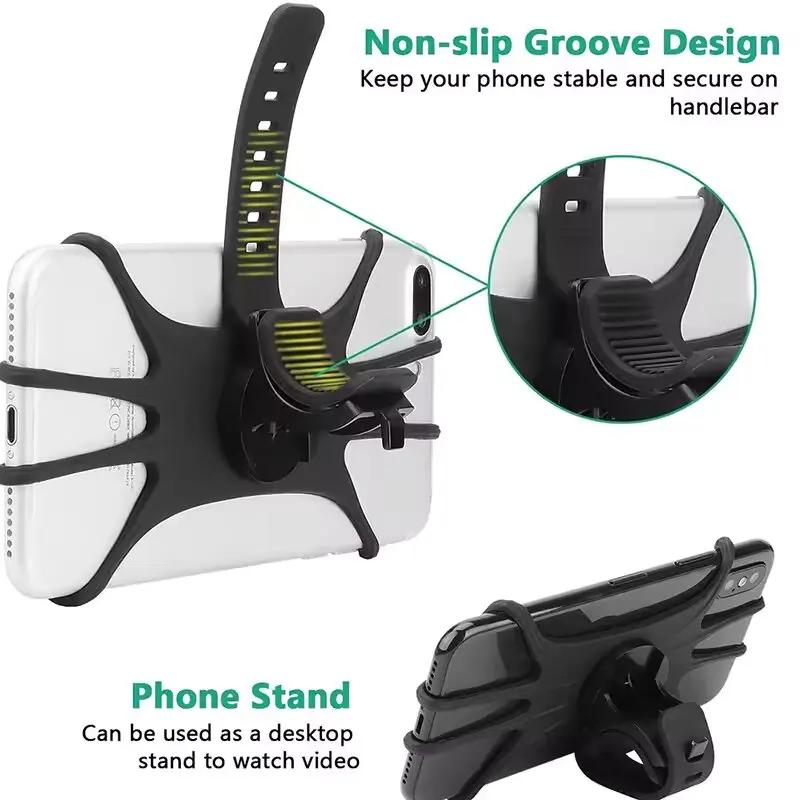 Support de téléphone pour vélo - Support de téléphone portable pour moto pour iPhone Samsung Xiaomi - Accessoire de vélo Suporte Celular Viagem