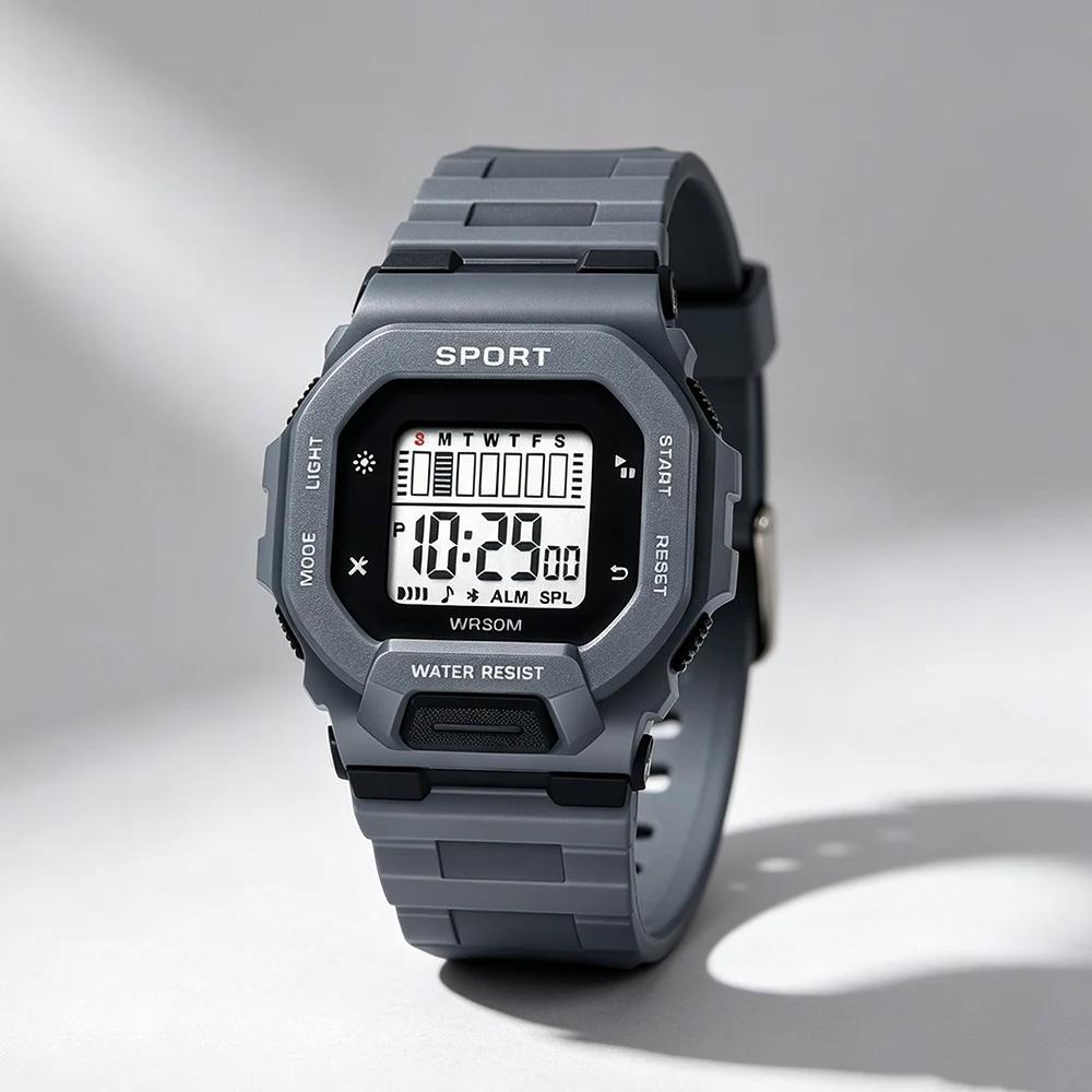 Montres de sport pour enfants, montres électroniques LED pour étudiants, montres pour femmes et hommes, cadeau pour enfants, affichage multifonctionnel de la semaine, horloge numérique