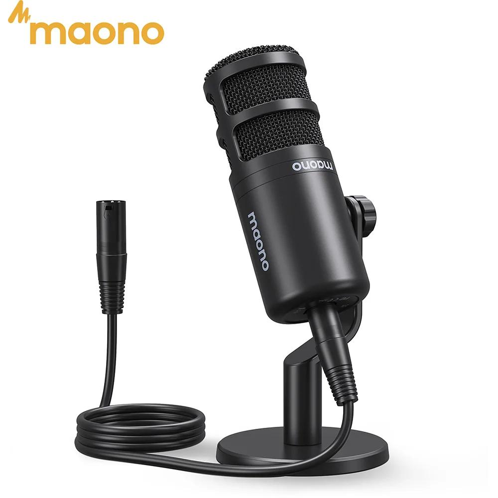 Microphone dynamique XLR pour PC Maono PD100