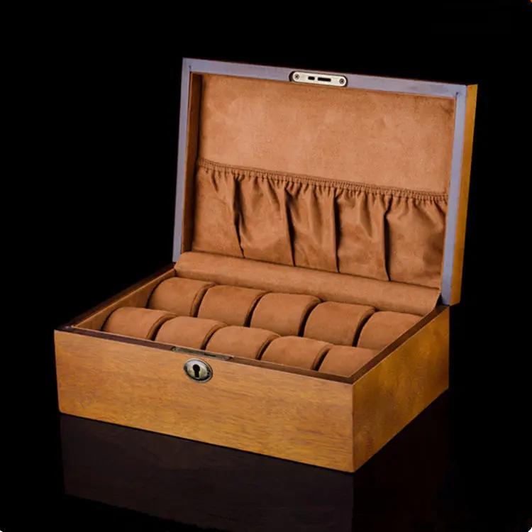 Nouvelle boîte de montre en bois organisateur boîtier