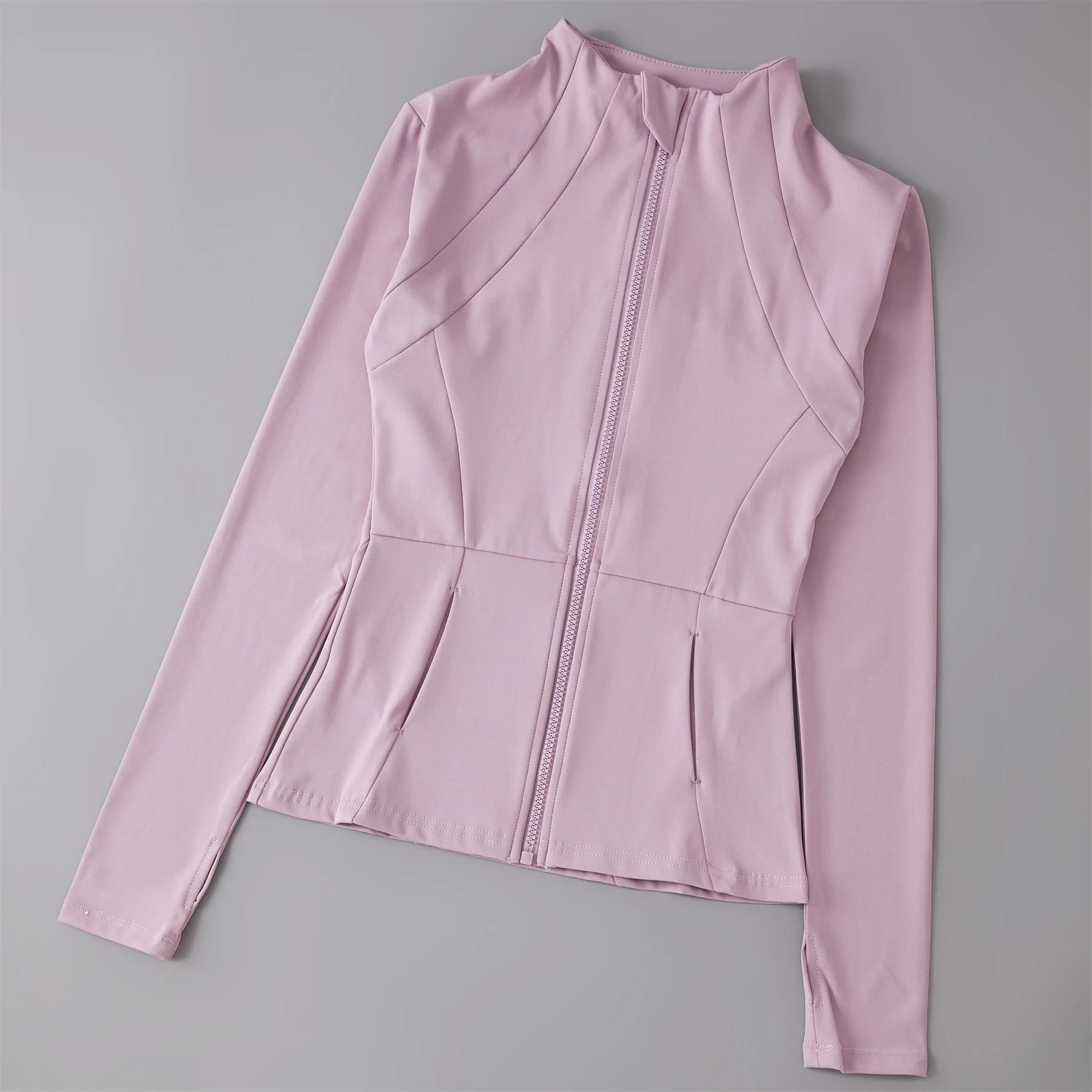 Vêtements de Yoga coupe-vent vêtements de sport femme course à manches longues sweat-shirt vestes de sport haut femmes hauts d'entraînement vêtements de sport