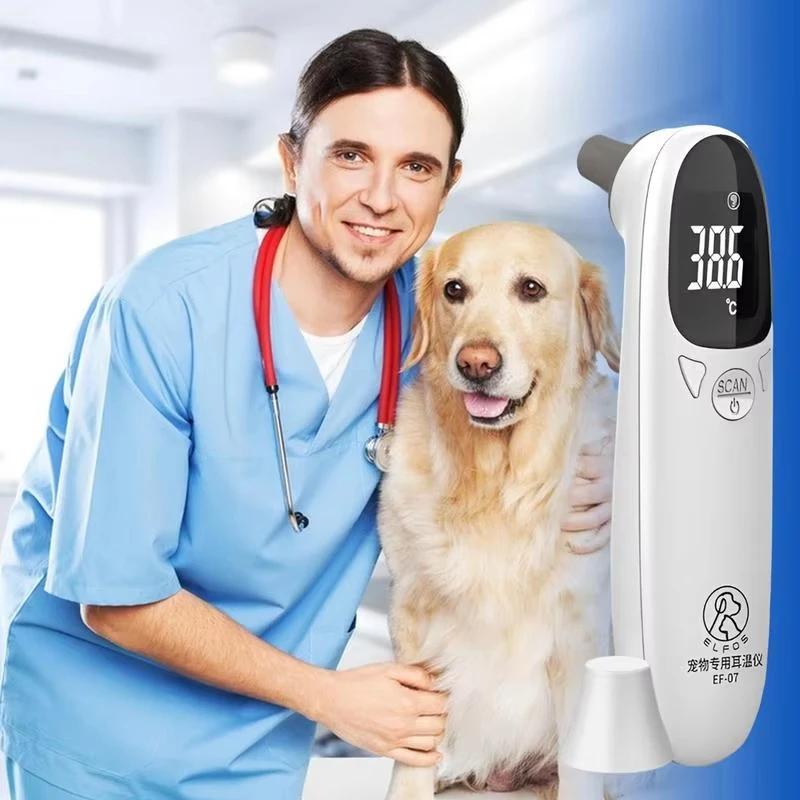 Thermomètre numérique pour chiens Vet Tech - Appareil de détection de la fièvre précis pour animaux de compagnie