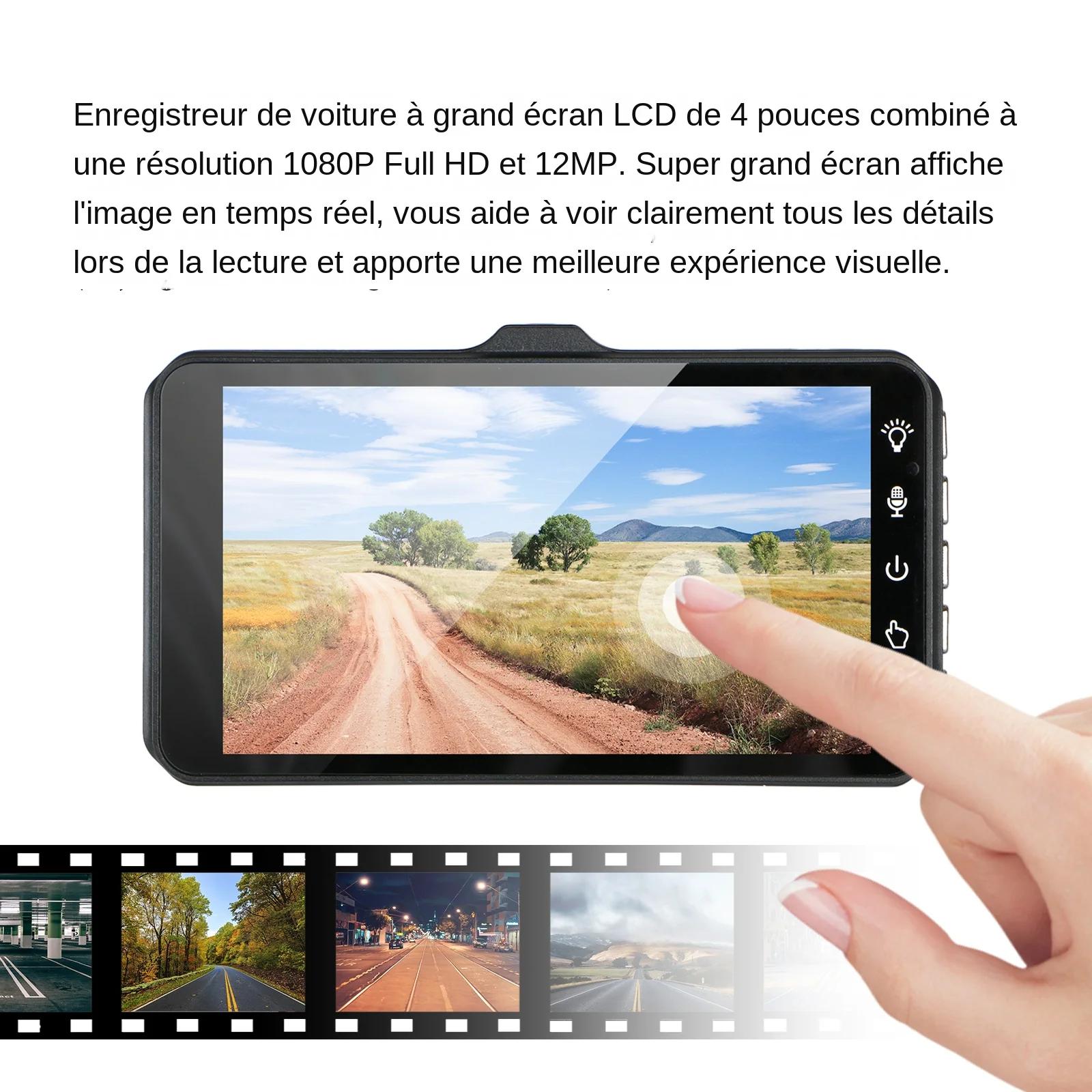 Dash Cam Caméra de tableau de bord avant et arrière