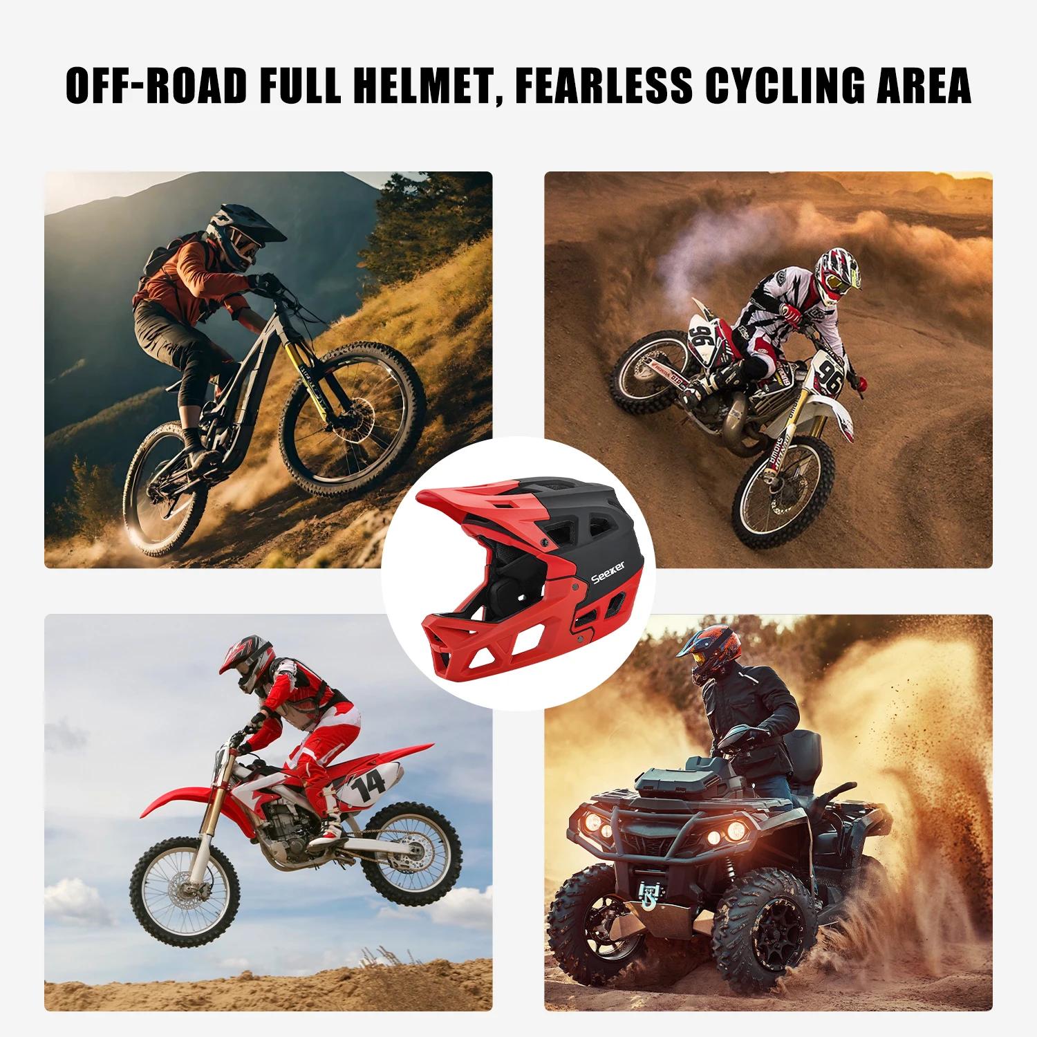 Casque intégral SEEKER pour VTT
