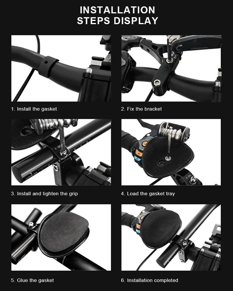 Repose-vélo TT guidon barres aérodynamiques pour cyclisme Triathlon temps d'essai Tri