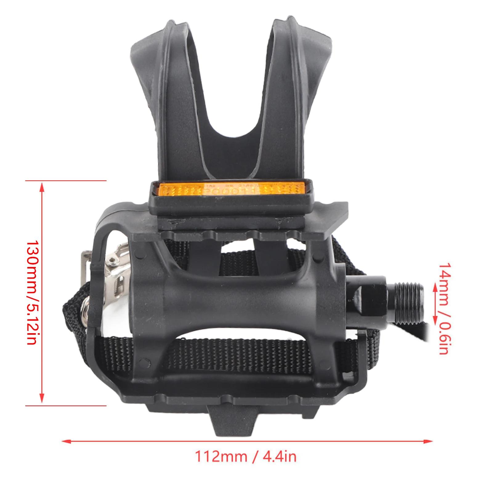 Accessoires de vélo : 1 paire de clips de pédale en nylon pour vélos fixie et VTT, accessoires de pédale plate pour cyclisme