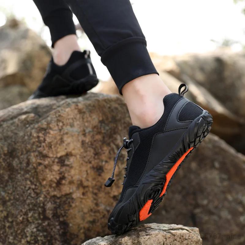Chaussures course minimaliste homme pieds nus - Boxe large zéro drop kayak randonnée surf