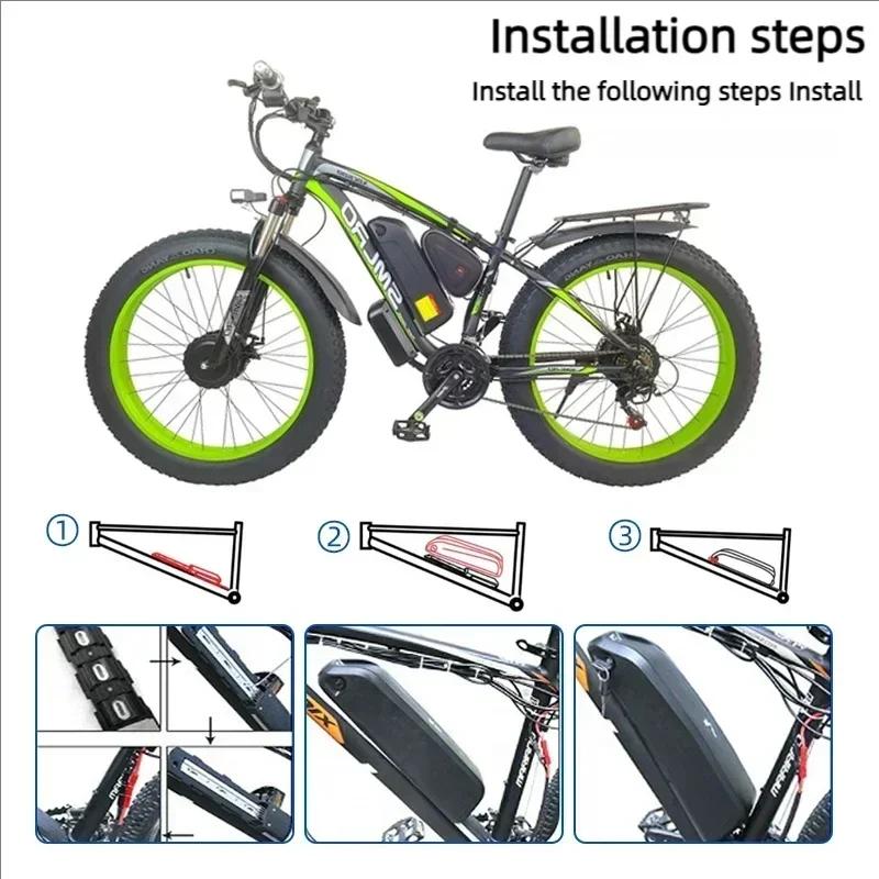 đ â = 36V 48V 52V pour moteur Ă©lectrique VTT batterie Hailong avec BMS 20Ah 30Ah