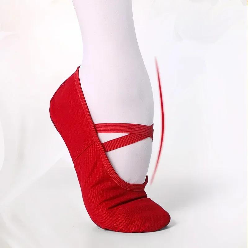 Chaussures de Ballet bout en tissu filles et adultes - Danse classique
