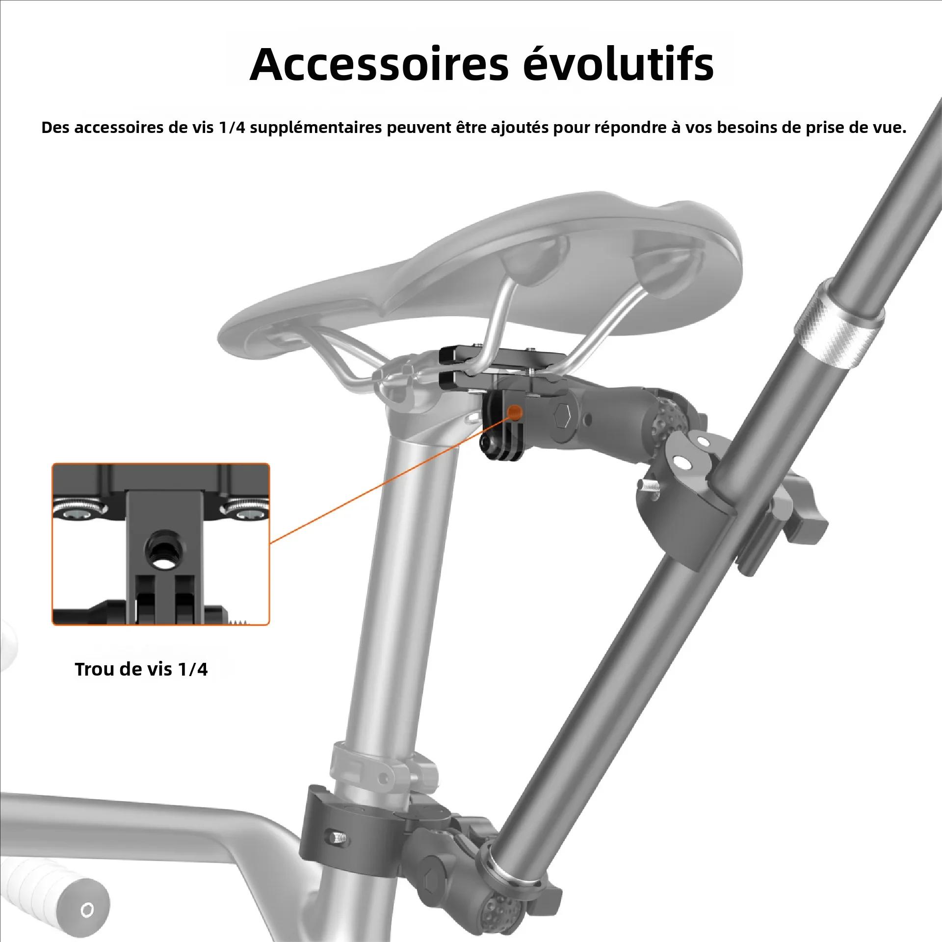 Kit de fixation pour accessoires de vélo Insta360 x5 x4 x3