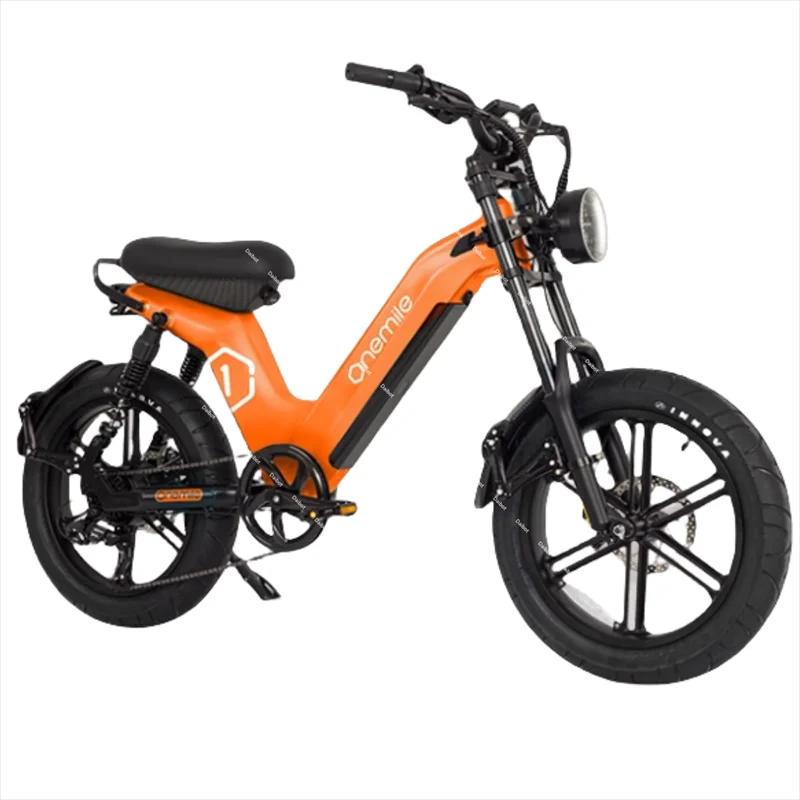 Fatbike – vélo électrique 2024, batterie détachable, 400w, 48v, 20 pouces, longue Distance, avec Bluetooth débloqué