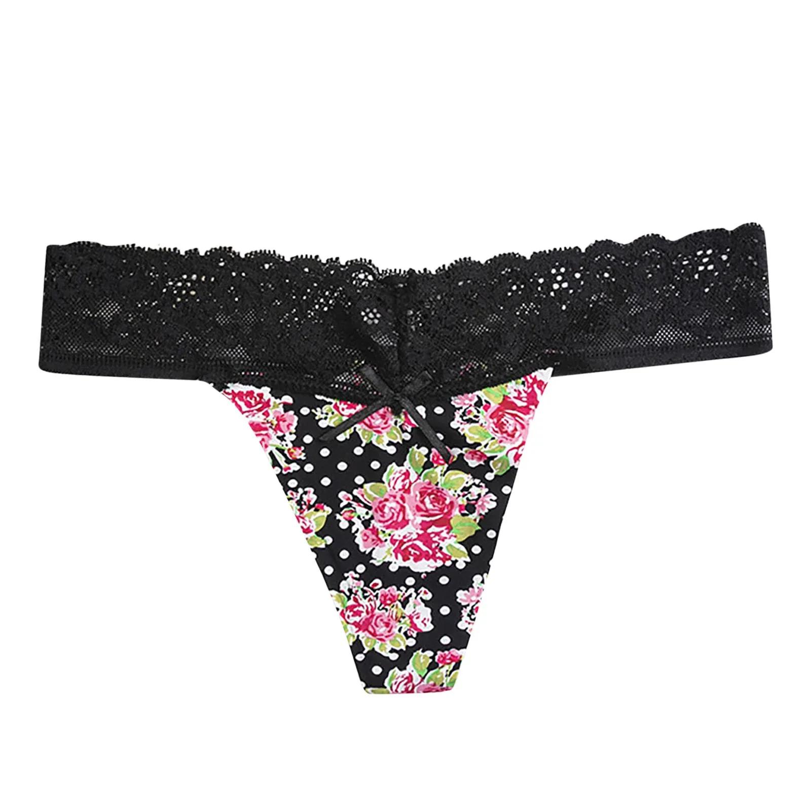 Sous-vêtements transparents taille basse pour femmes