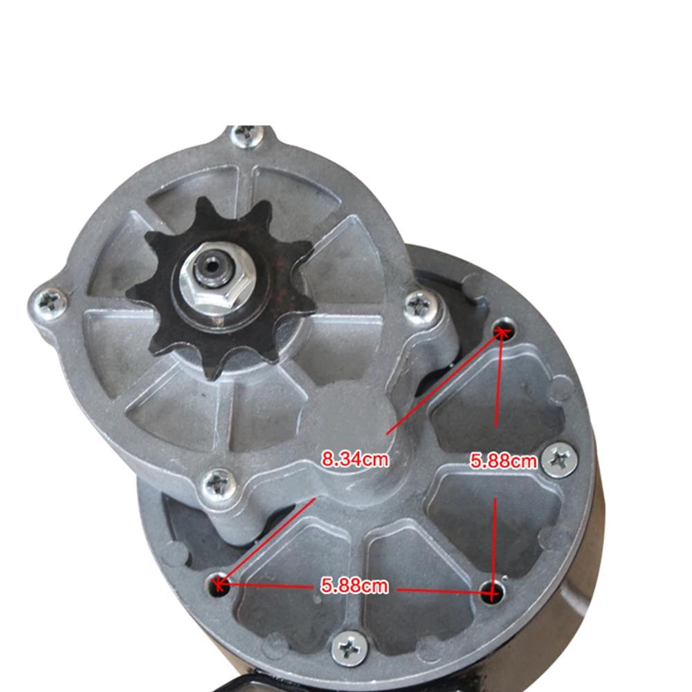 Moteur à courant continu pour vélo électrique, moteur à balais à engrenages, vélo et scooter, 24V, 350W