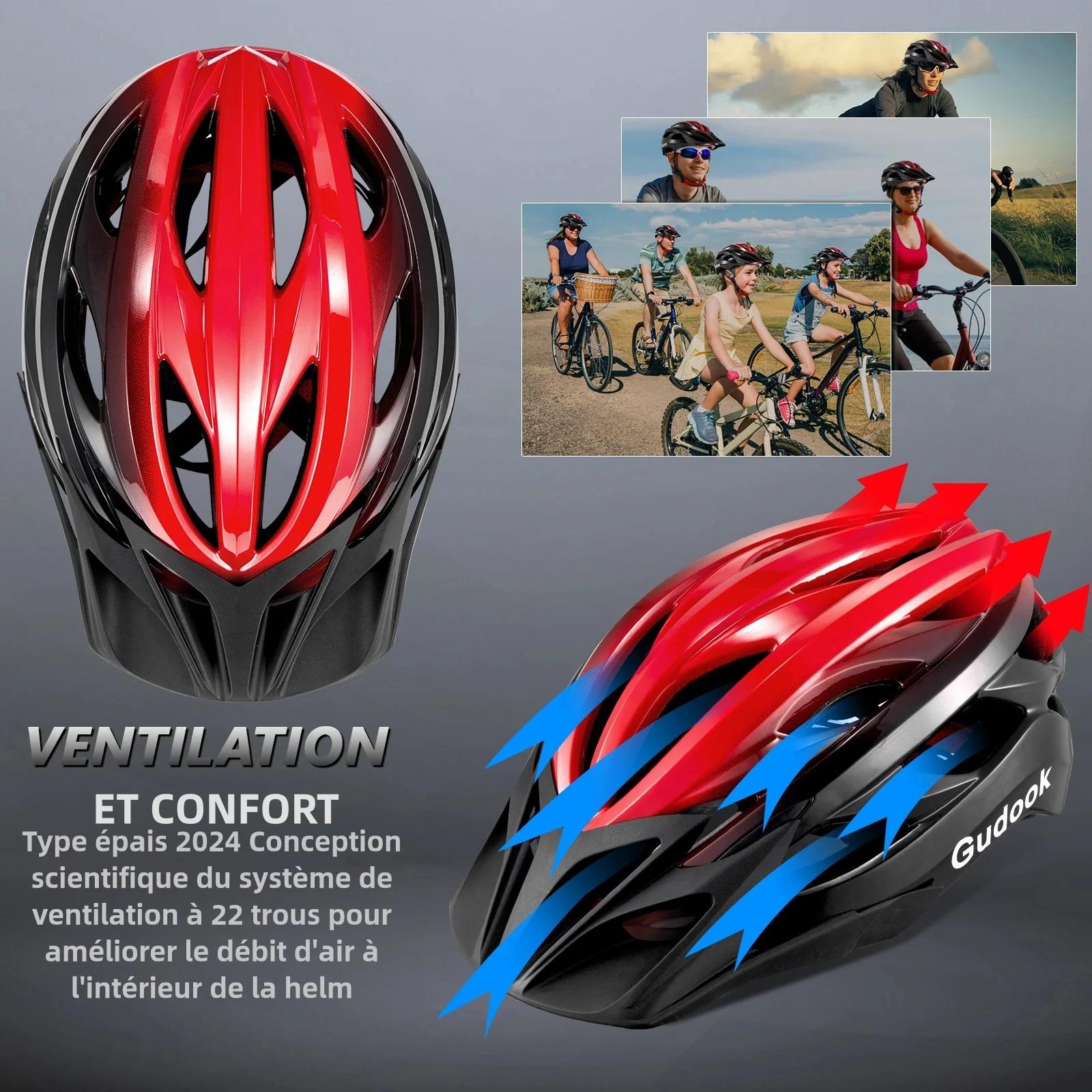 Casque de vélo pour hommes et femmes adultes