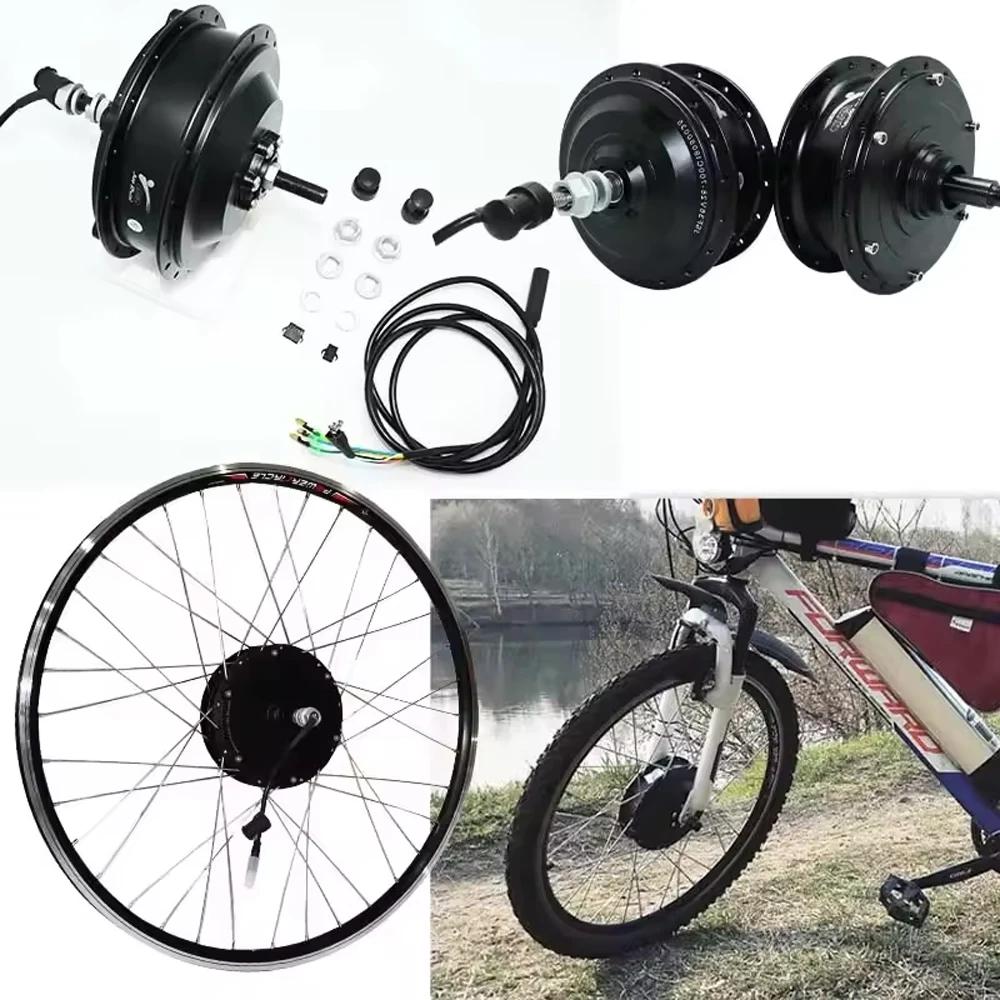 Moteur de moyeu de vélo électrique 36V 48V 250W 350W 500W 1500W 2000W 20 24 26 27.5 28 29 pouces 700C roue