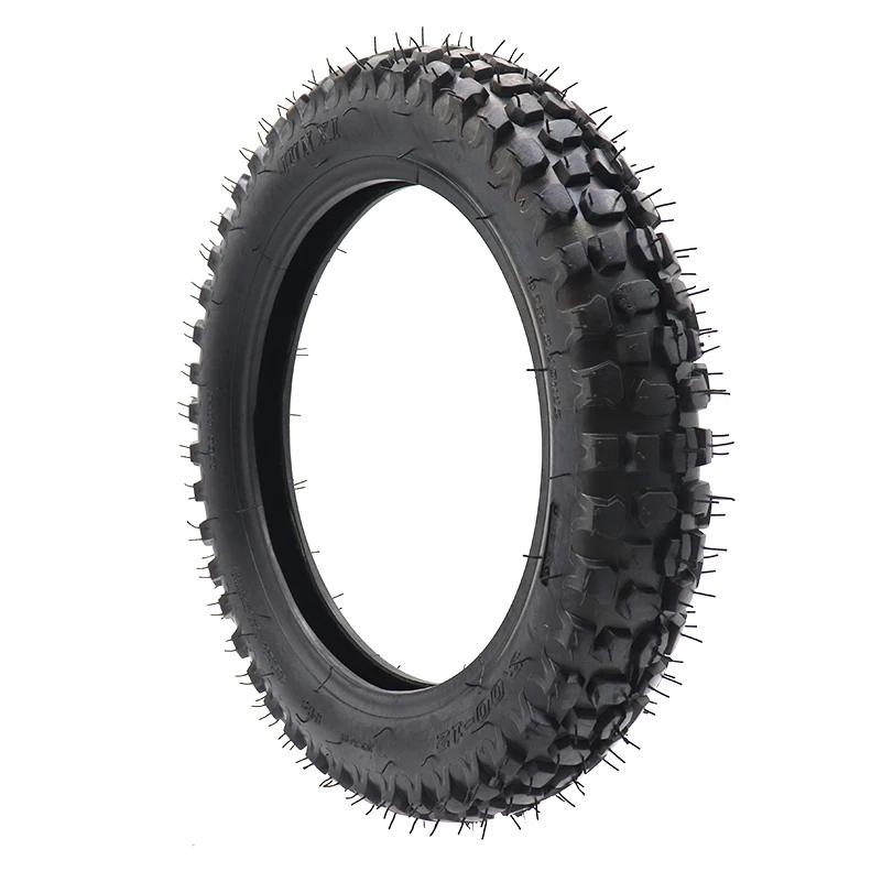 Pneu et chambre à air de haute qualité 3.00-12 pouces, pneu de 12 pouces pour moto tout-terrain, motocross, moto