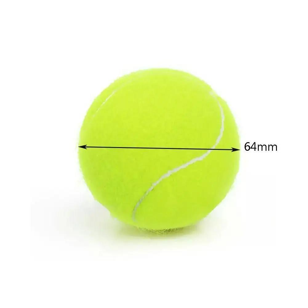 Balle de tennis en fibre de caoutchouc