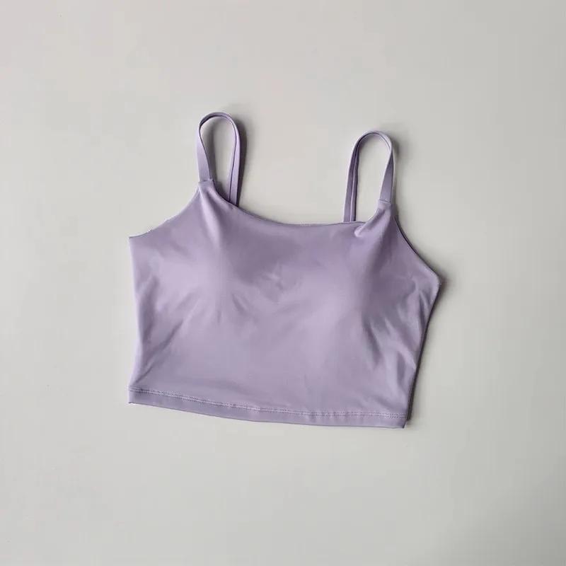 Gilet à bretelles intégré femme sous-vêtements sport soutien-gorge beauté dos fitness