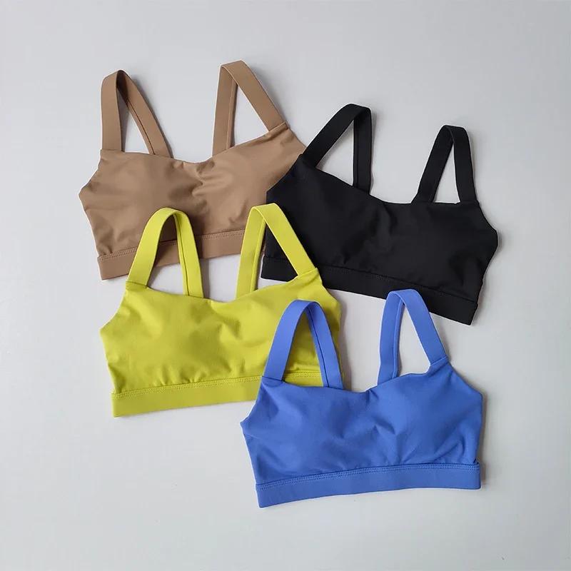 Soutien-gorge de yoga sans coutures femme - Ensemble sportif avec leggings taille haute fitness