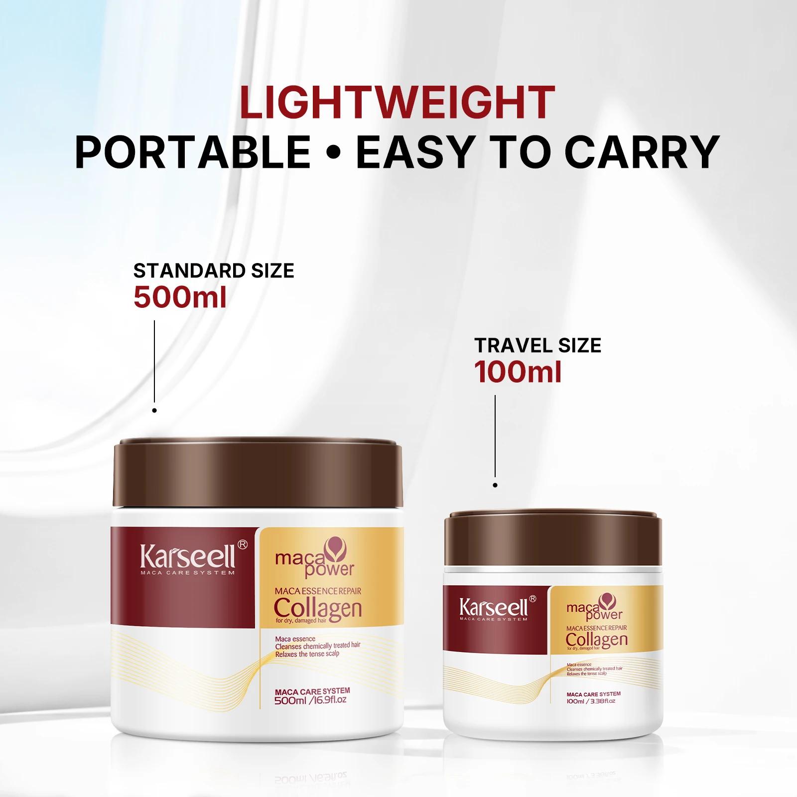 Karseell traitement capillaire au collagène réparation profonde conditionnement huile d'argan masque
