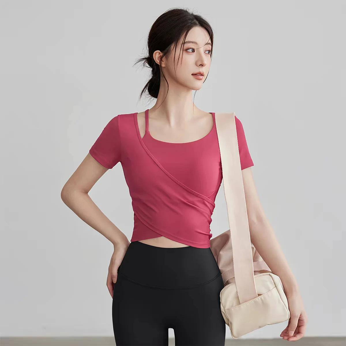 Vêtements de yoga à manches longues pour l'été