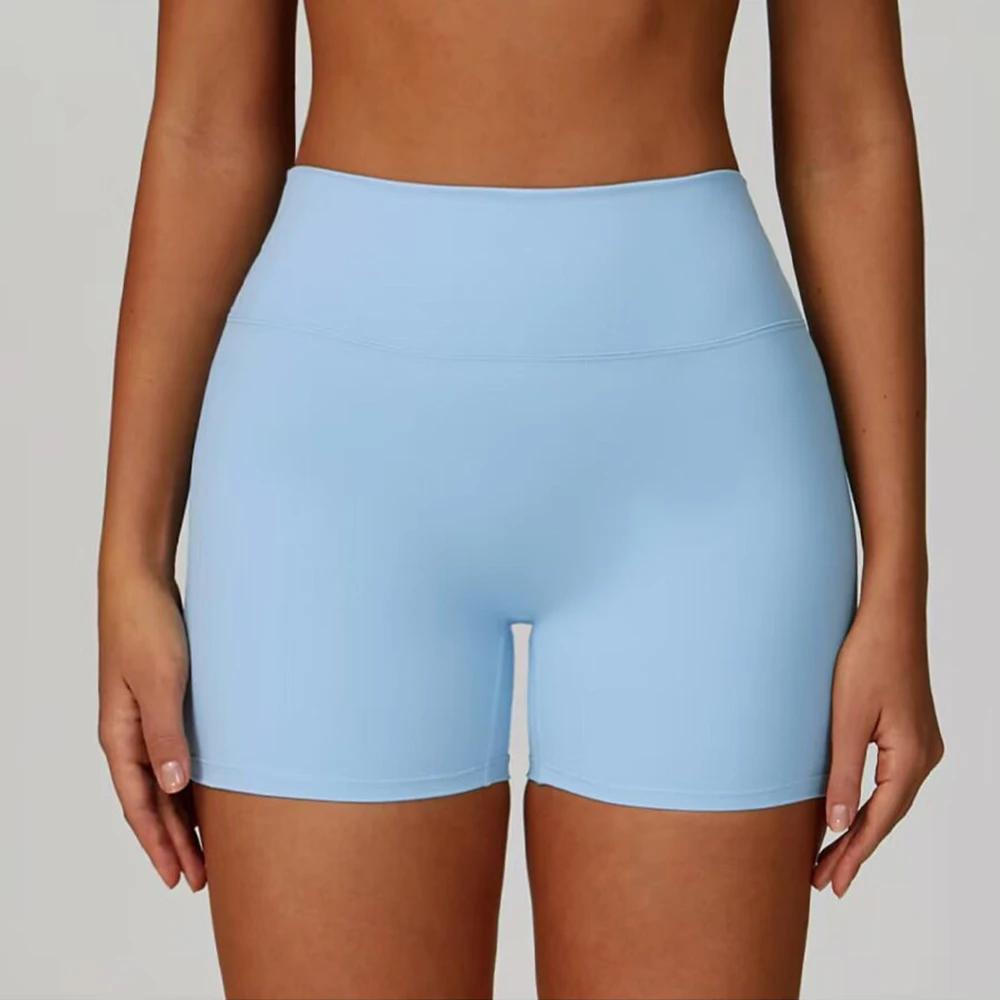 Shorts de yoga taille haute femme collants push-up fitness pantalons courts butin sport été