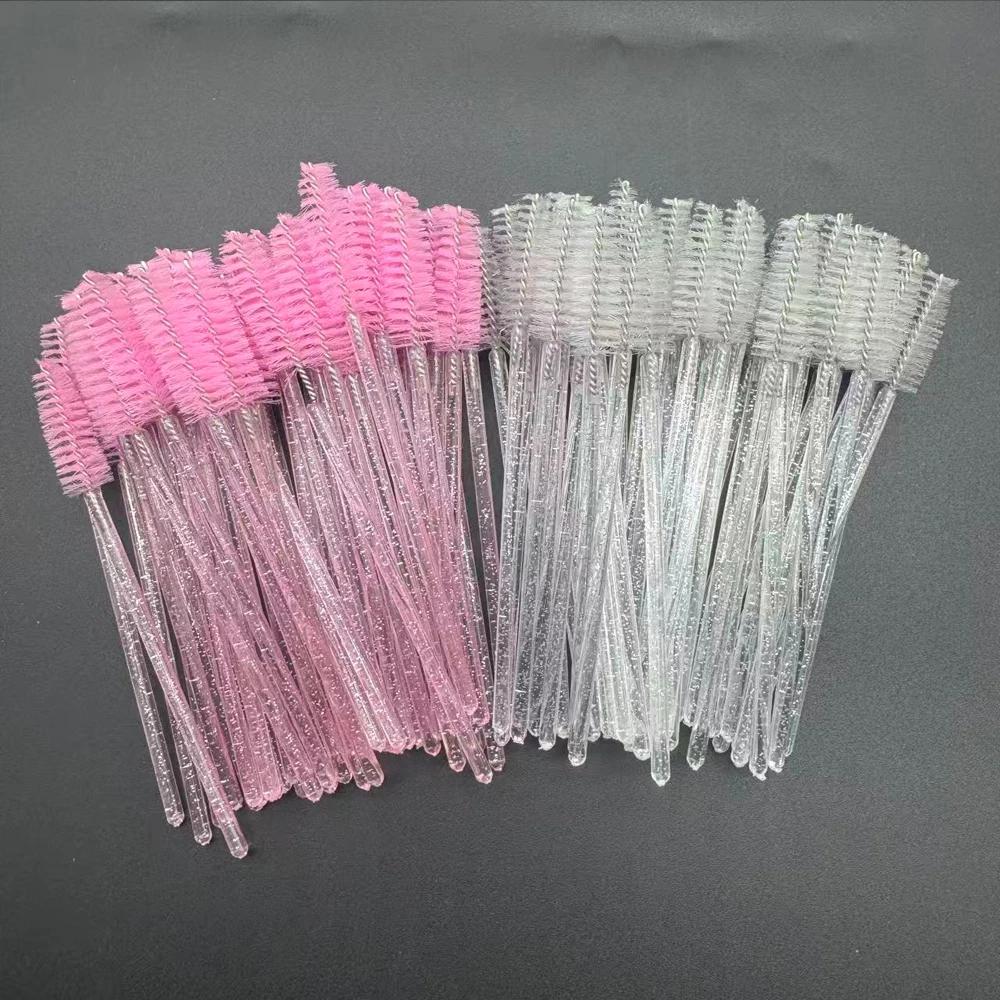 Brosse à cils jetable en cristal