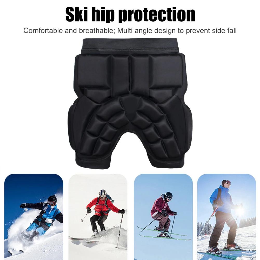 Short de Protection Unisexe Hanches Rembourré EVA - Coussinet Anti-Chute Réglable Skate Ski