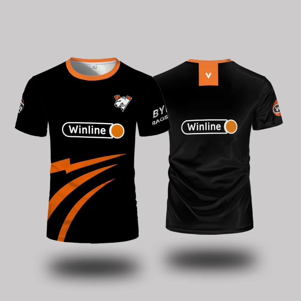 Uniformes du club d'e-sport Virtus.Pro, t-shirts respirants pour hommes, femmes et enfants, pour l'été, le sport en plein air, décontractés, à col rond, amples, pour tous les jours
