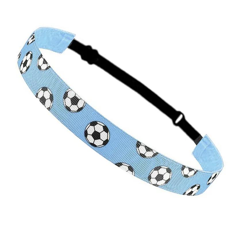 Bandeau élastique anti-dérapant pour football yoga course accessoire mode cheveux sportif