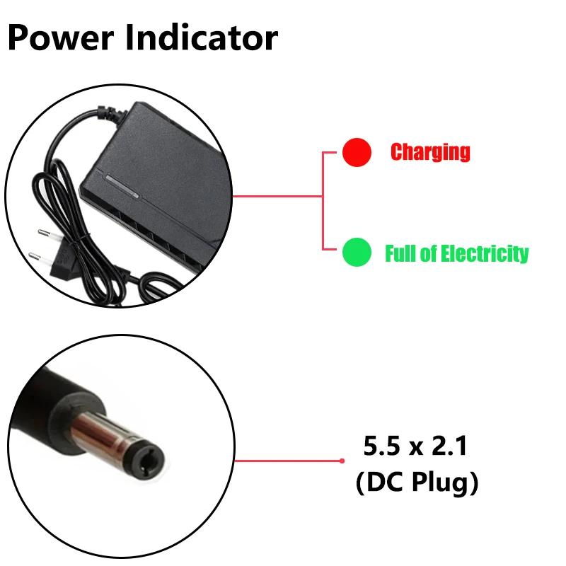 Chargeur 36V 48V 60V 72V 2A 3A 5A 10S 13S 16S 20S, batterie Li-ion 42V 54.6V 67.2V 84V pour vélo électrique, charge rapide intelligente, prise ue