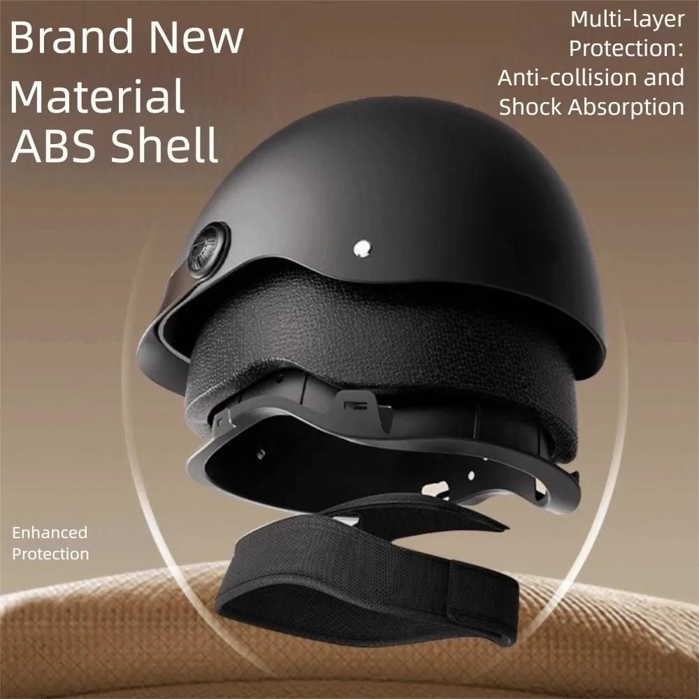 Casque de vélo électrique ultra léger, anti-chute, respirant, protection solaire, demi-casque de moto, vélo électrique